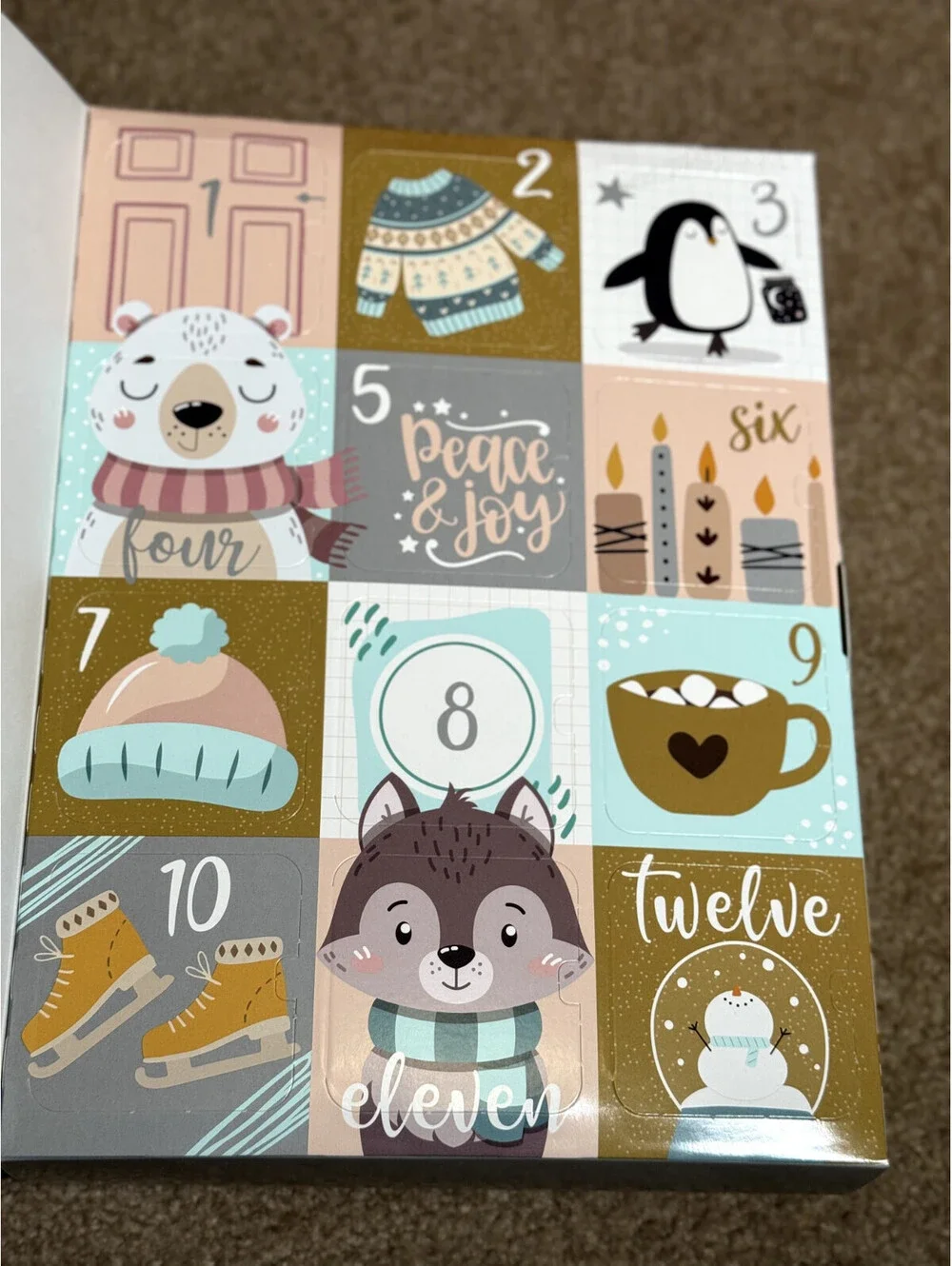 12 Days SOCKS CHRISTMAS Advert Calendar Gift